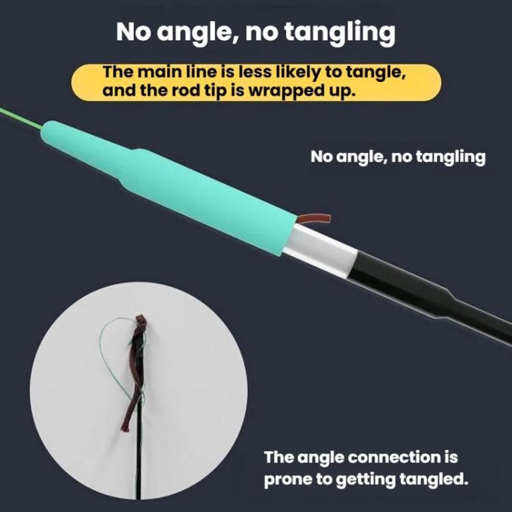 AntiTangle Fishing Rod Tip Connector Space Beans Set 50pcs 4