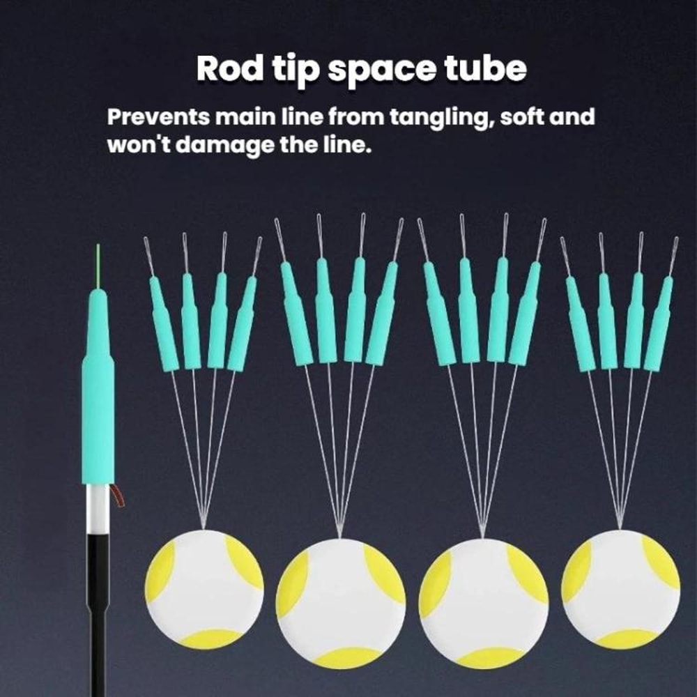 AntiTangle Fishing Rod Tip Connector Space Beans Set 50pcs 1