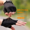 Breathable Half Finger Cycling Gloves Non Slip Grip Lightweight Riding Gloves 1