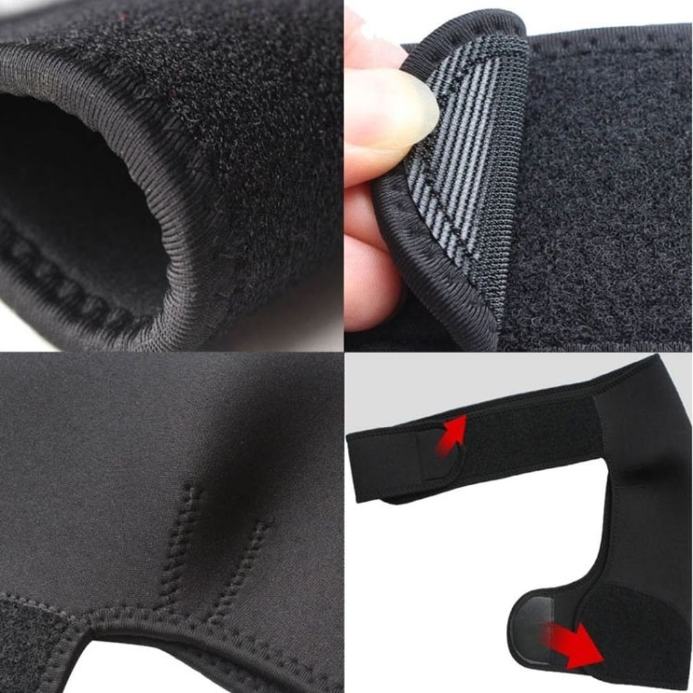 Adjustable Shoulder Support Brace For Pain Relief Sports Compression Stability 4