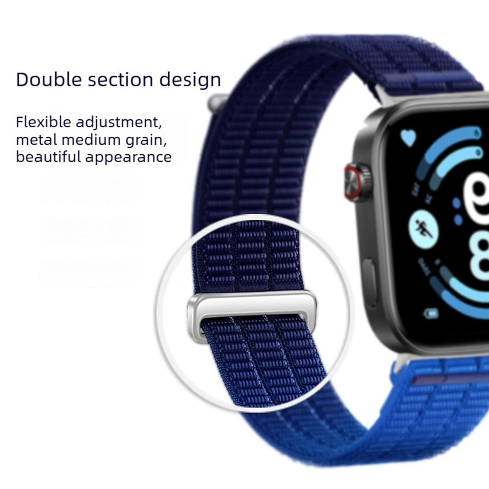 Breathable Nylon Loop Watch Band for Redmi Watch and Xiaomi Band Pro Adjustable Sport Strap