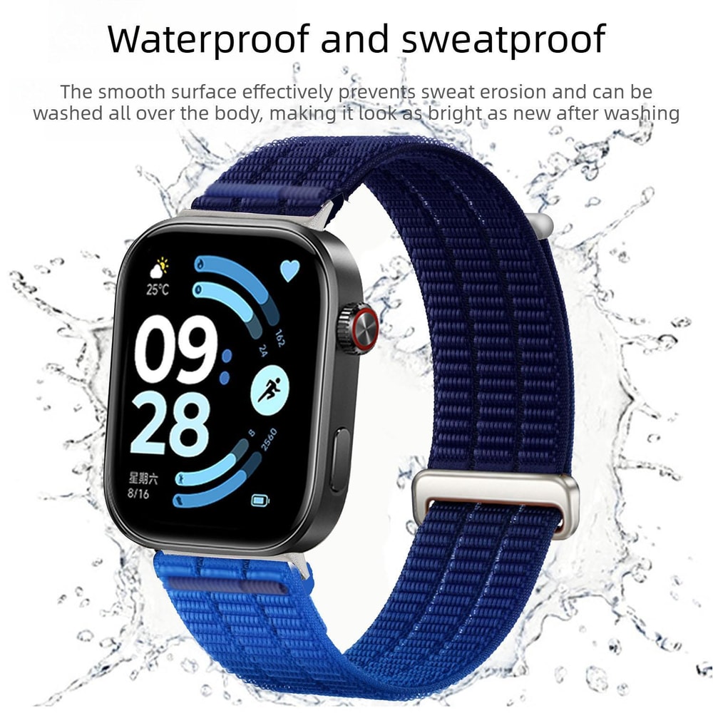 Breathable Nylon Loop Watch Band for Redmi Watch and Xiaomi Band Pro Adjustable Sport Strap
