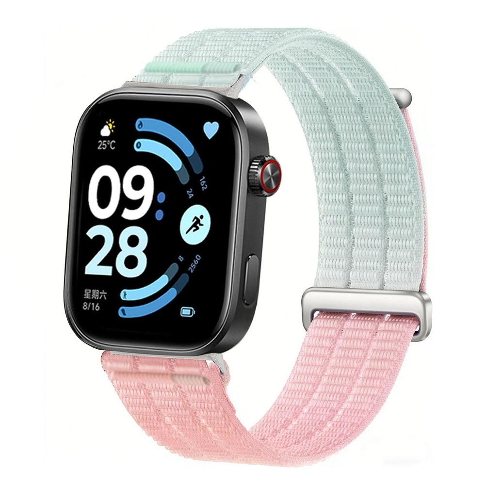 Breathable Nylon Loop Watch Band for Redmi Watch and Xiaomi Band Pro Adjustable Sport Strap