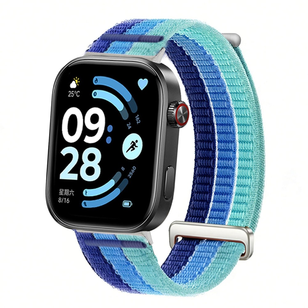Breathable Nylon Loop Watch Band for Redmi Watch and Xiaomi Band Pro Adjustable Sport Strap