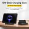 AirCooled Wireless Charger Stand Fast Charging Dock For IPhone Android 6