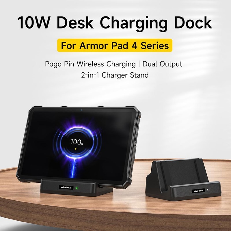 AirCooled Wireless Charger Stand Fast Charging Dock For IPhone Android 6