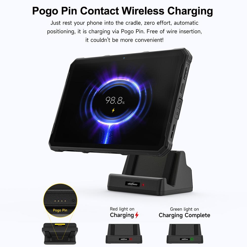AirCooled Wireless Charger Stand Fast Charging Dock For IPhone Android 8