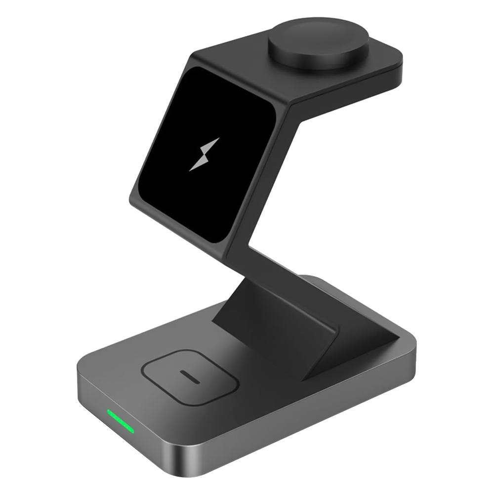 X3 Magnetic 3in1 Wireless Charging Station 15W Fast Charger For IPhone Apple Watch AirPods 2
