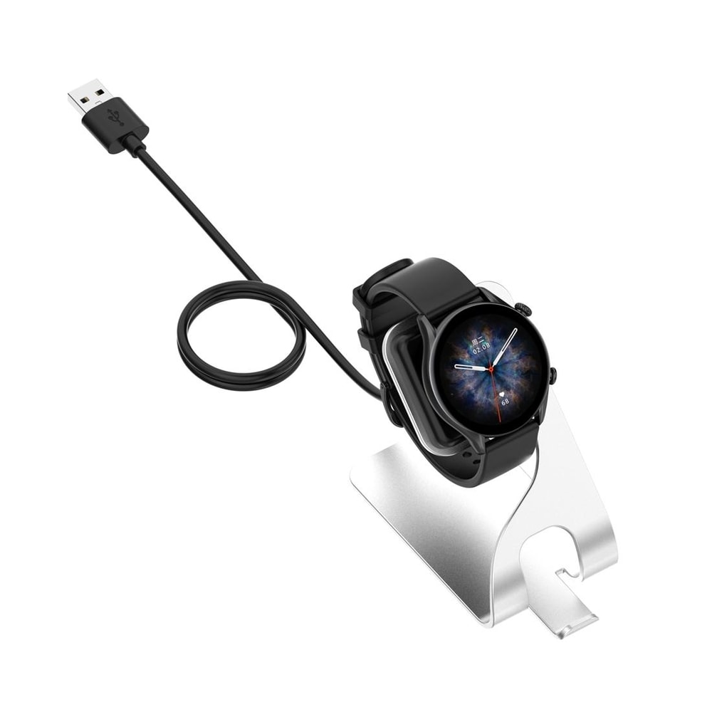 Rotatable Smart Watch Charger Dock Metal Stand For Amazfit T Rex Ultra Fast Charging Station 2