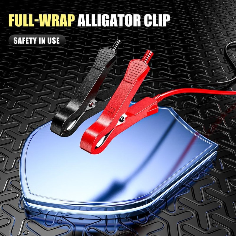 Smart Car Battery Charger 6A Auto Repair Maintainer For Cars Motorcycles 8