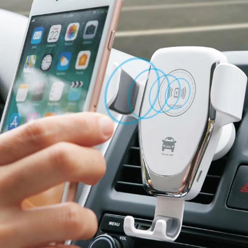 18W Wireless Car Charger Mount With Air Vent Clip And Qi Fast Charging Holder 0