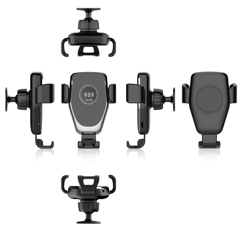 18W Wireless Car Charger Mount With Air Vent Clip And Qi Fast Charging Holder 2