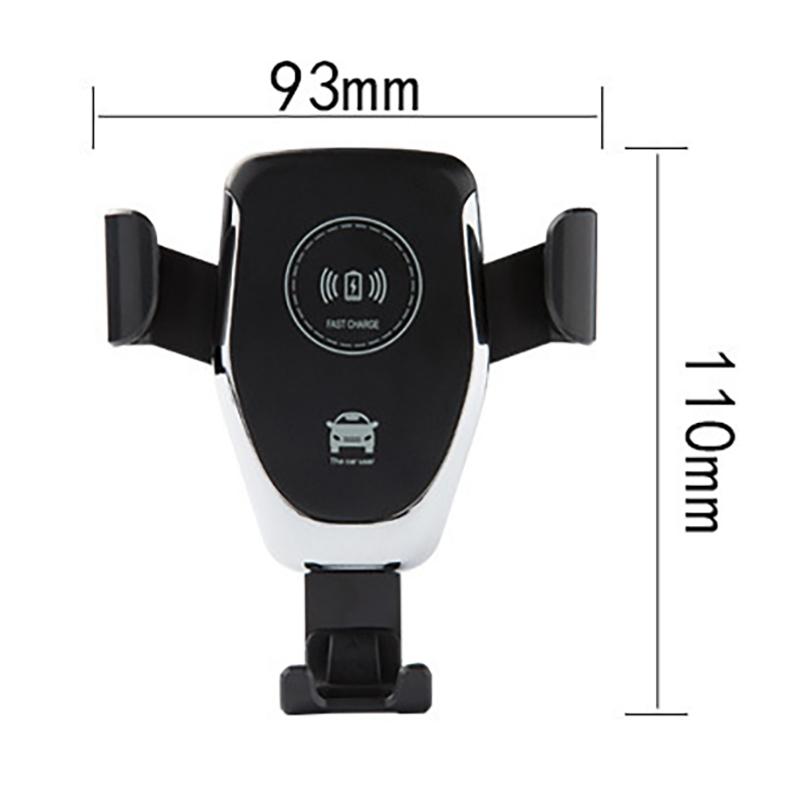 18W Wireless Car Charger Mount With Air Vent Clip And Qi Fast Charging Holder 4