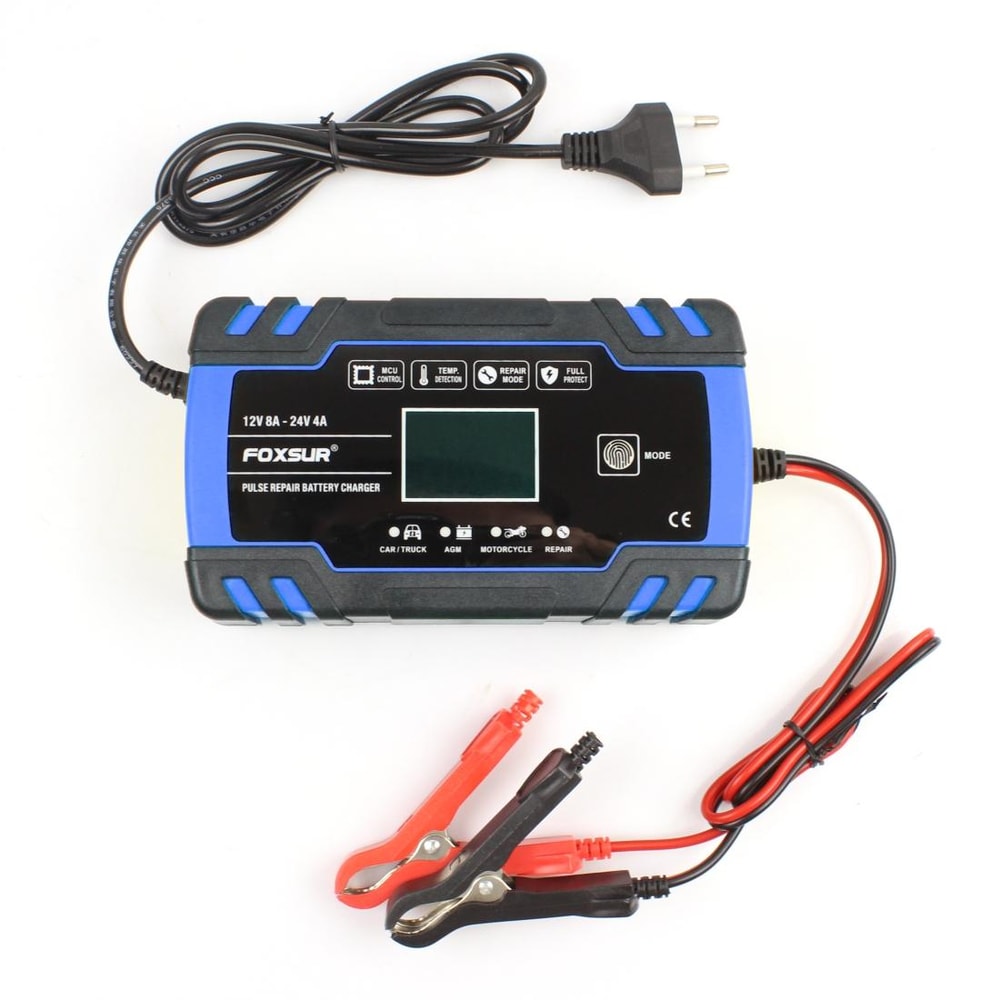 Smart Automatic Battery Charger for Car Motorcycle Truck AGM Charger