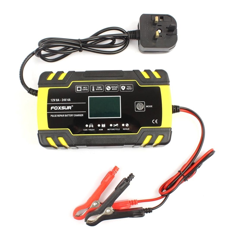Smart Automatic Battery Charger for Car Motorcycle Truck AGM Charger