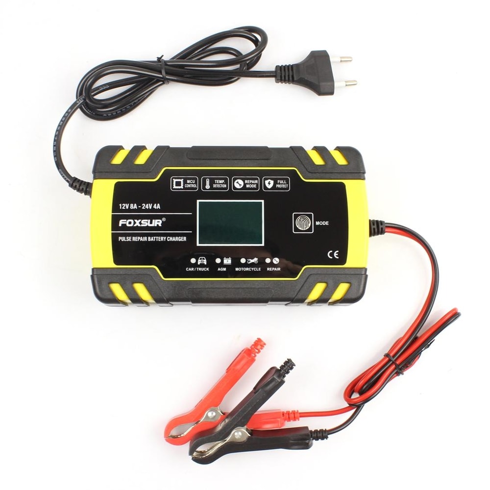 Smart Automatic Battery Charger for Car Motorcycle Truck AGM Charger