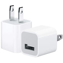 compact usb wall charger fast charging us plug adapter