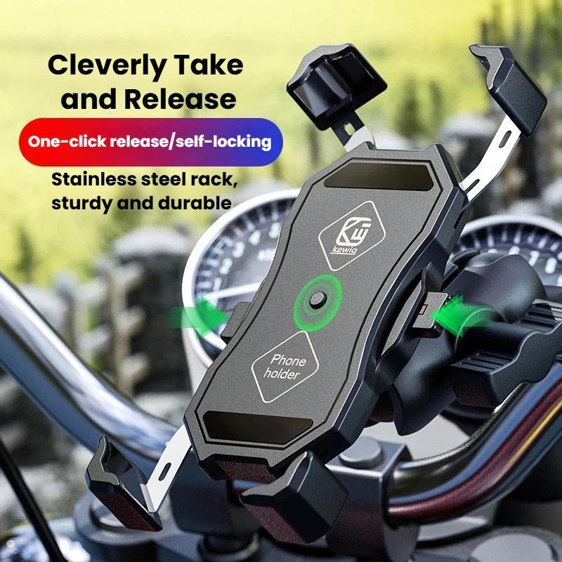 Motorcycle Phone Mount Elevated Bike Navigation Holder 1