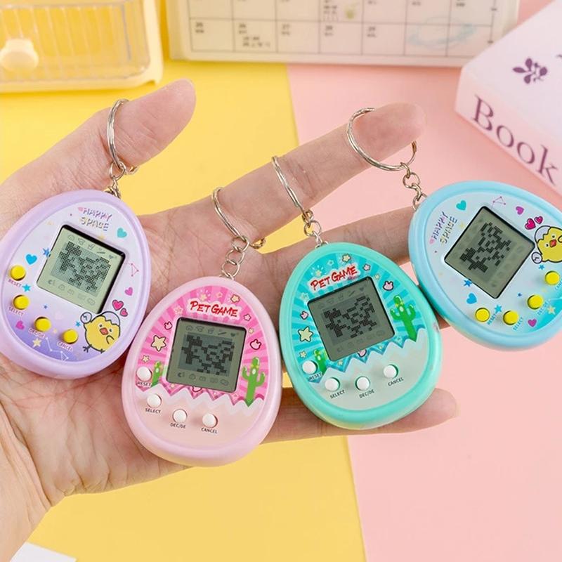 Retro Virtual Pet Keychain Game Toy Digital Tamagotchi Style Portable Pet Simulator 11