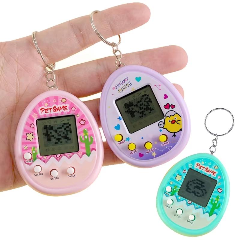 Retro Virtual Pet Keychain Game Toy Digital Tamagotchi Style Portable Pet Simulator 6