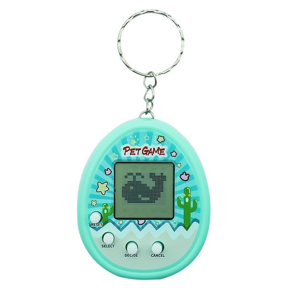 Retro Virtual Pet Keychain Game Toy Digital Tamagotchi Style Portable Pet Simulator 2