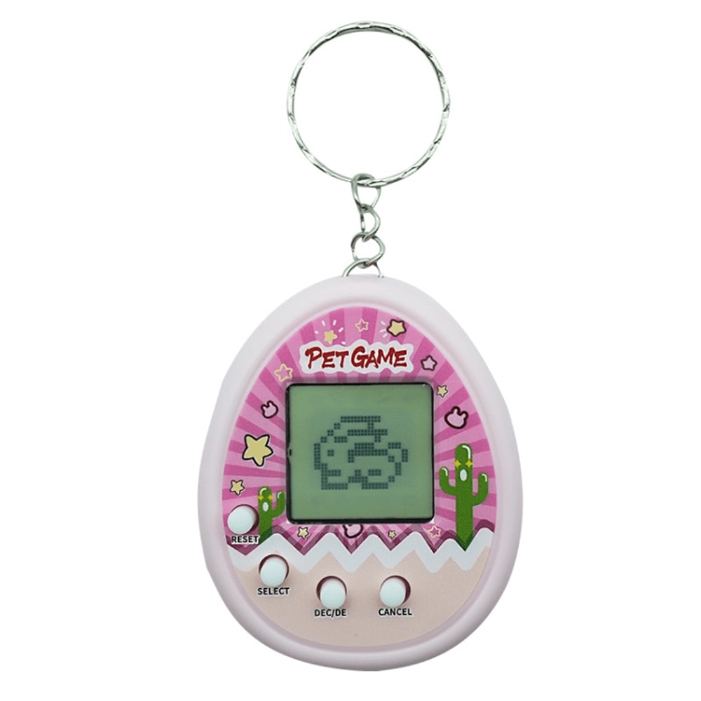 Retro Virtual Pet Keychain Game Toy Digital Tamagotchi Style Portable Pet Simulator 12