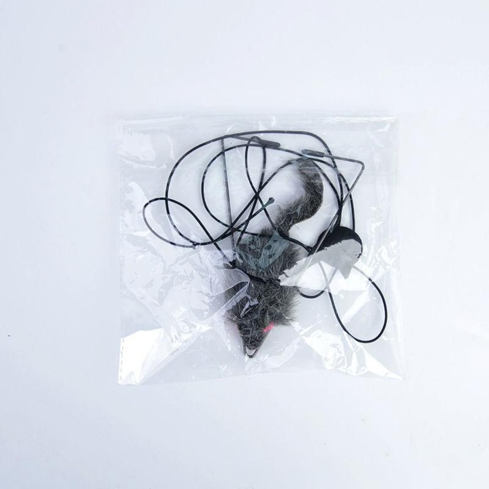 Interactive Hanging Cat Toy With Suction Cup And Adjustable Elastic Teaser Wand 2