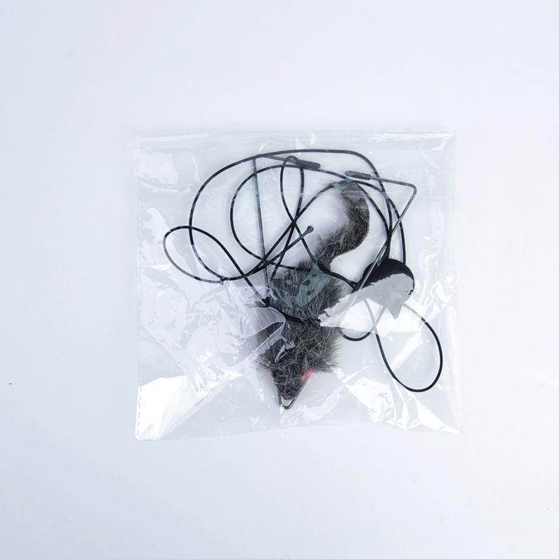 Interactive Hanging Cat Toy With Suction Cup And Adjustable Elastic Teaser Wand 2