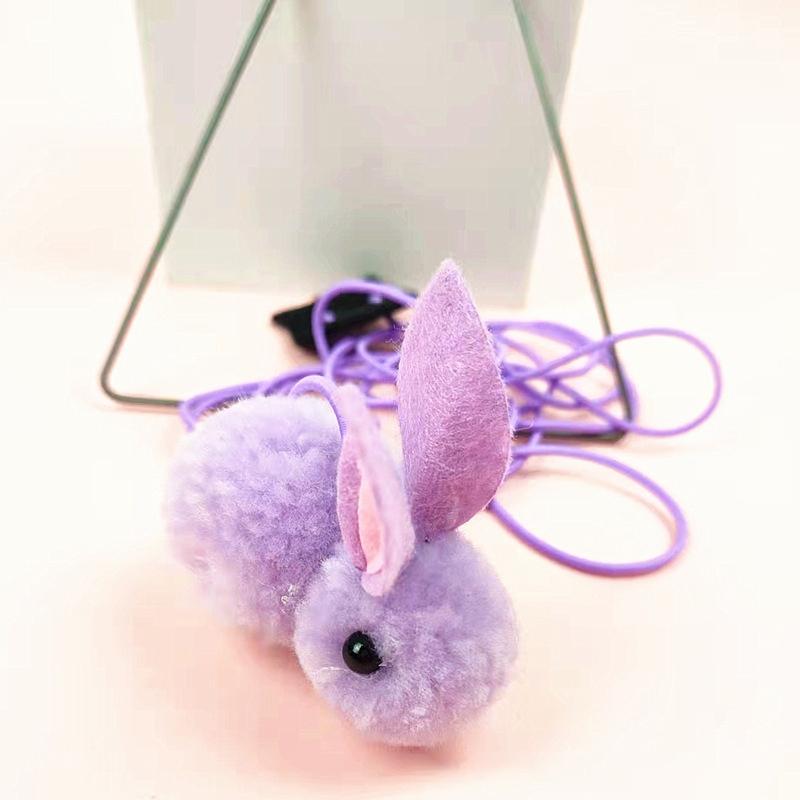 Interactive Hanging Cat Toy With Suction Cup And Adjustable Elastic Teaser Wand 6