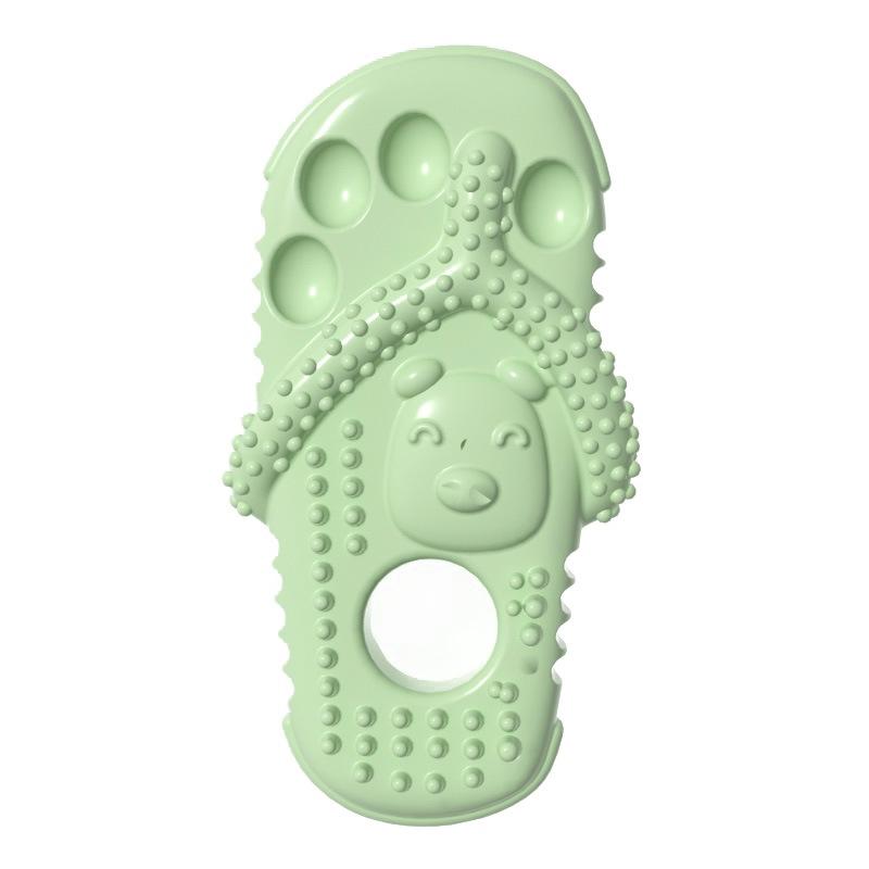 Durable Dog Chew Toy For Teeth Cleaning TPR Slipper Bite Toy 6