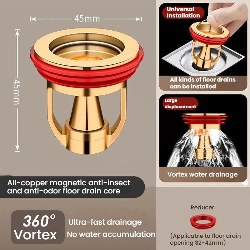 Universal Anti Odor Drain Trap Core With Insect Proof Seal Fast Flow Bathroom Drain Insert 2