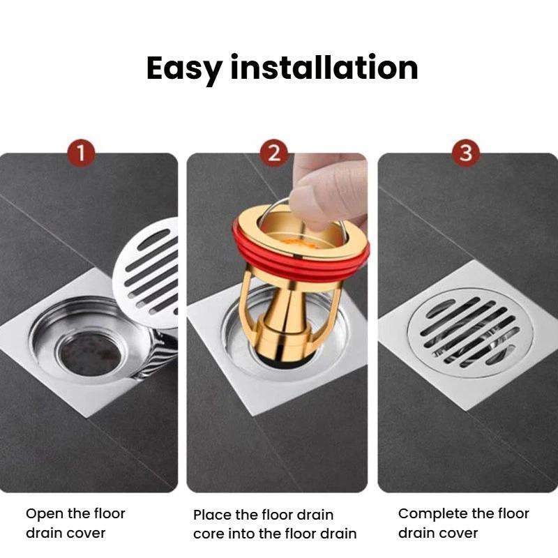 Universal Anti Odor Drain Trap Core With Insect Proof Seal Fast Flow Bathroom Drain Insert 8