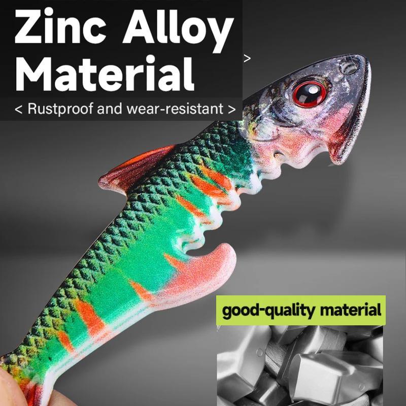 Fish Bottle Opener Keychain Metal Portable Novelty Bar Tool 2