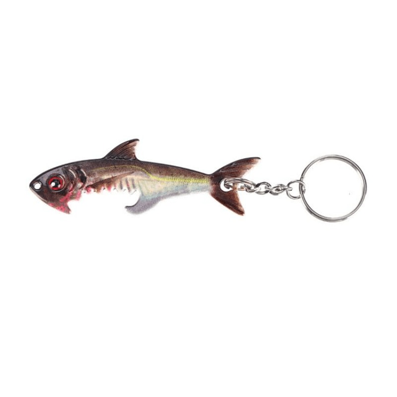 Fish Bottle Opener Keychain Metal Portable Novelty Bar Tool 10