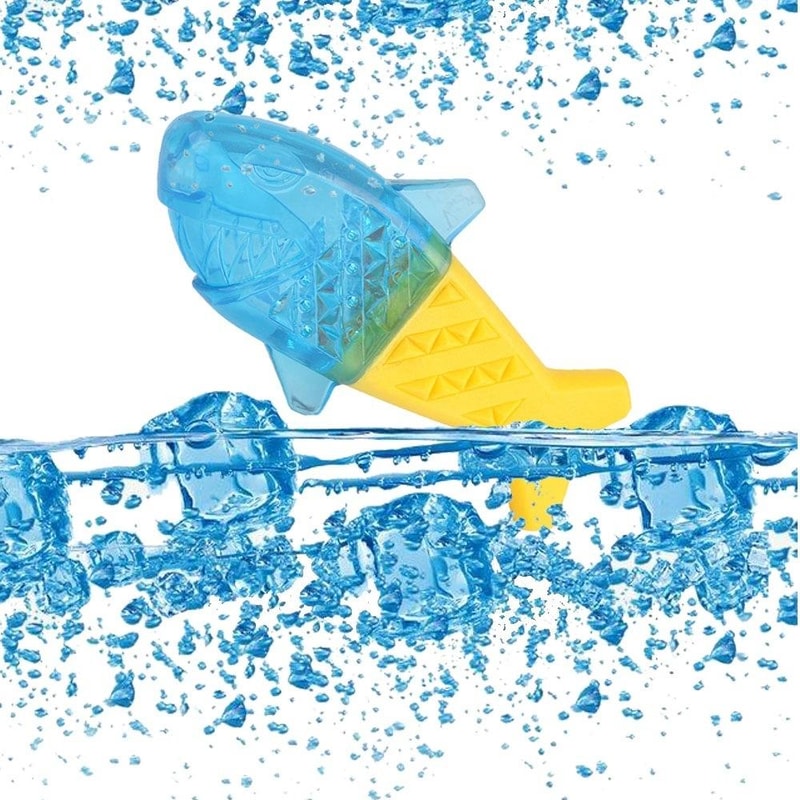 Frozen Treat Dog Chew Toy TPR Dental Chew Toy For Dogs Small Fish Teeth Cleaning Toy 1