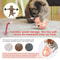 Interactive Cat Treat Dispenser Toy Self Balancing Cat Puzzle Feeder With Teaser Stick 6