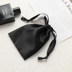 luxury faux silk satin jewelry pouch drawstring gift bags reusable storage