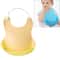 Waterproof Silicone Baby Bib with Food Catcher Roll Up Feeding Apron for Infants & Toddlers