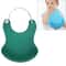 Waterproof Silicone Baby Bib with Food Catcher Roll Up Feeding Apron for Infants & Toddlers