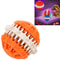 Interactive Dog Chew Ball For Teeth Cleaning Treat Dispensing Toy 0