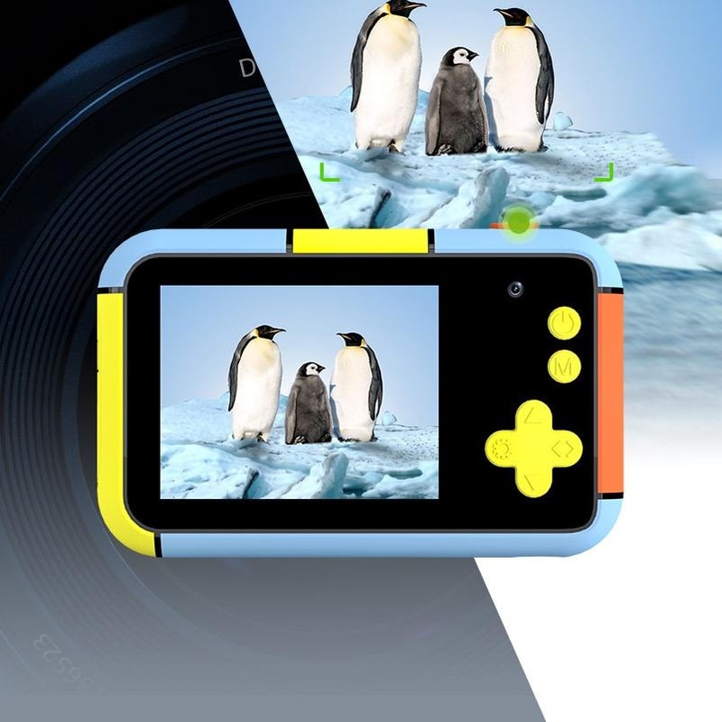 Kids Mini Digital Camera HD Dual Lens Toy Camera With Selfie And Filters 8
