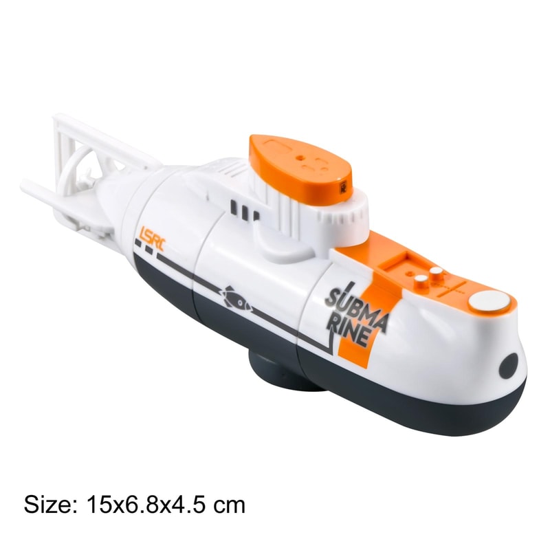 Mini RC Submarine Toy For Kids USB Rechargeable Waterproof Remote Control Submarine 1