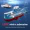 Mini RC Submarine Toy For Kids USB Rechargeable Waterproof Remote Control Submarine 5