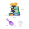 Cute Dinosaur Bath Toy Waterfall Spray Spinner For Toddlers Bath Time Fun 2
