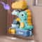 Cute Dinosaur Bath Toy Waterfall Spray Spinner For Toddlers Bath Time Fun 9