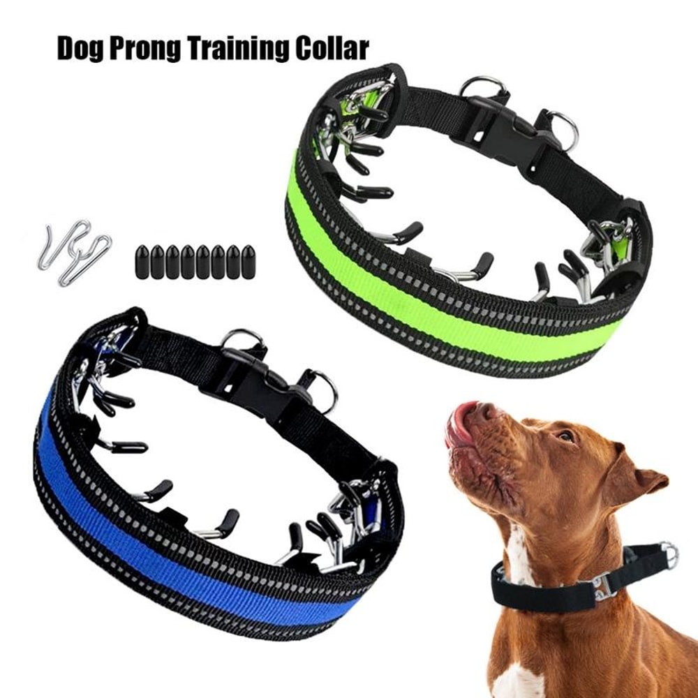 Adjustable Dog Training Chain Collar For Small Medium Dogs With Quick Release AntiTwist Control 1