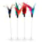 Interactive Cat Feather Toy with Suction Cup Base for Indoor Cats Play Exercise