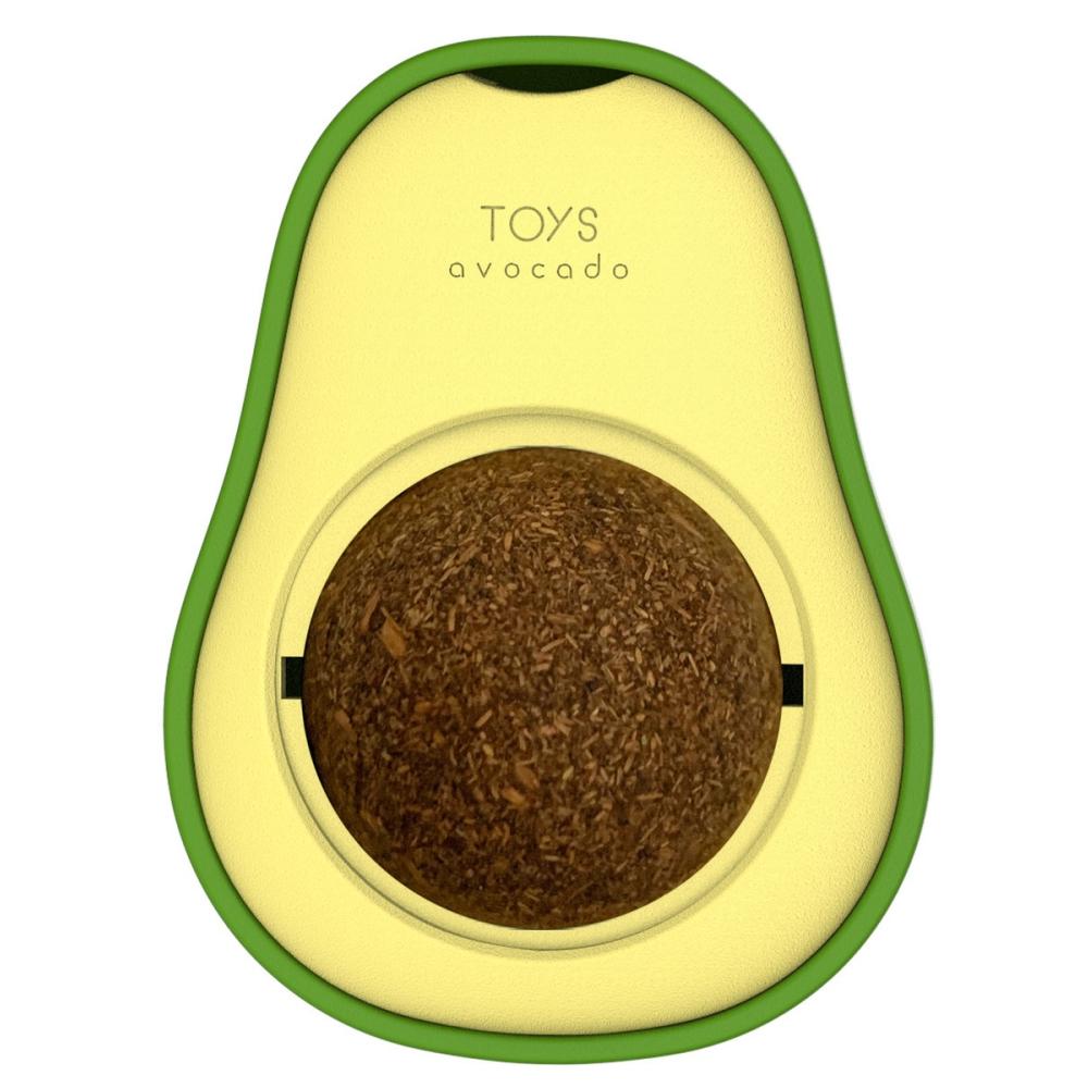 High-Converting Catnip Dental Toy Ball Avocado Cat Teething Toy