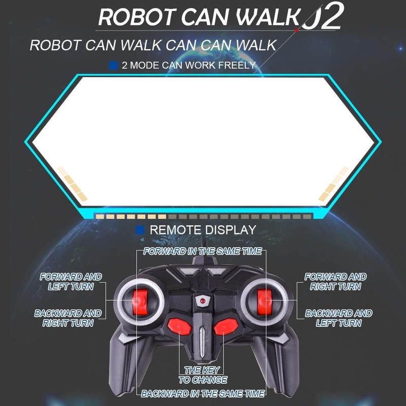 Transforming Remote Control Car Toy With One Key Deformation And Stunt Driving Action 2