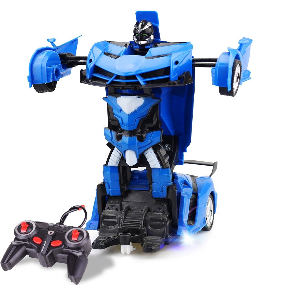 Transforming Remote Control Car Toy with One Key Deformation and Stunt Driving Action